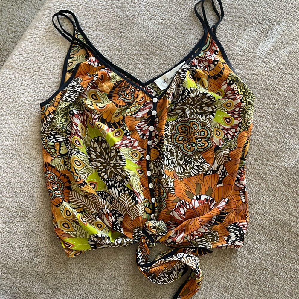 Fifteen Twenty Multicolor Floral Tank Top